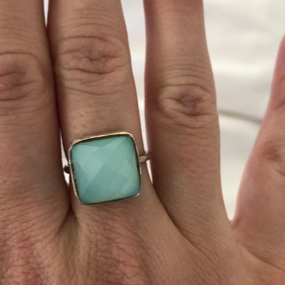 Aqua marine ring